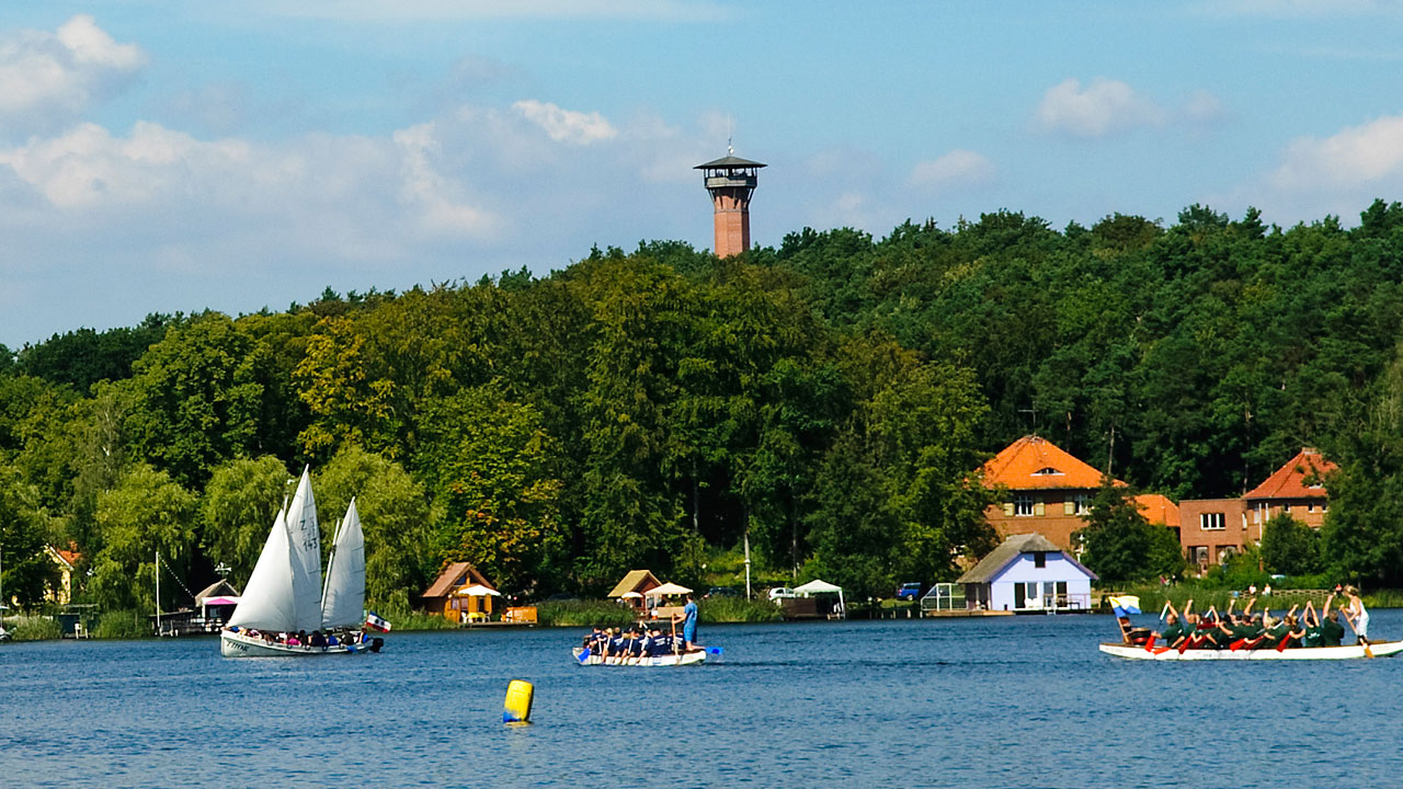 Fischerfest in Krakow am See, Mecklenburgische Seenplatte.