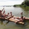 Floßbau mit Seeerprobung und baden im Kummerower See