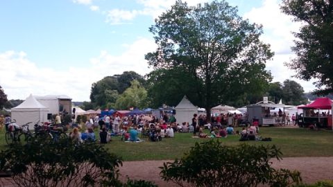 Jazz am Hafen 2016: Entspannen auf der Wiese