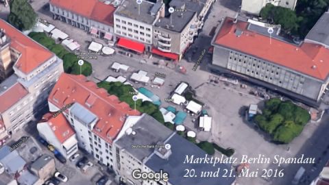 Marktplatz in Berlin Spandau