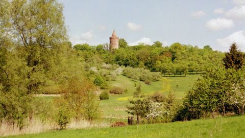 Blick auf die Burg Stargard