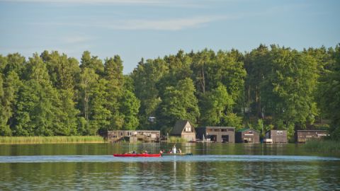 Blick auf Canow auf der Kanutour 3 - 4 Tage - von Mecklenburg bis Brandenburg