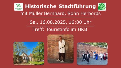 Historische Stadtführung Müller Bernhard