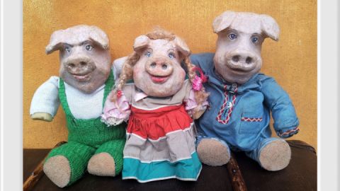 Drei kleine Schweine