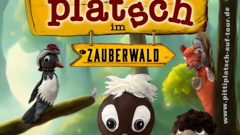 Pittiplatsch im Zauberwald Quadrat klein