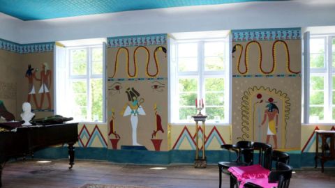Wand- und Deckenmalereien im Ägyptischen Saal von Gabriele Lenkeit