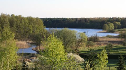 Blick aus einer Wohnung auf den Dreetzsee