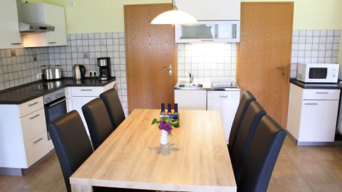 Die Küche in der Ferienwohnung 2