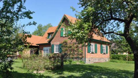 Die Ferienwohnung ist im Wohnhaus integriert