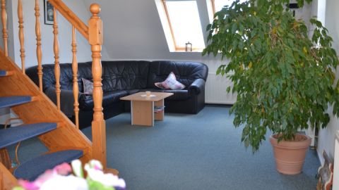 Blick in den Wohnraumder  kleinen Ferienwohnung
