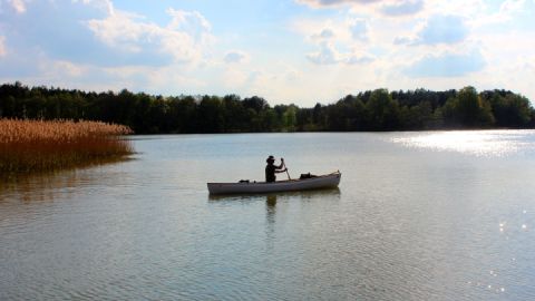 Auf dem See - Kanu-Basis Blankenförde