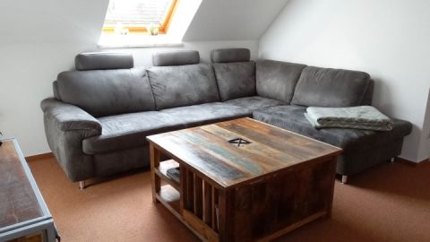 Blick ins Wohnzimmer