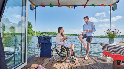 Das Febomobil ist für seine Barrierefreiheit nach dem Reisen-für-alle-System zertifiziert. 