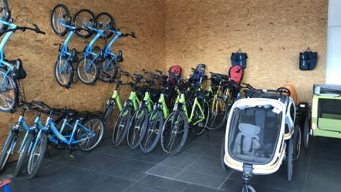 Fahrradmietstation Harry Hurtig im Land Fleesensee