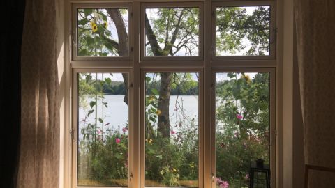 Fenster Herberge am See