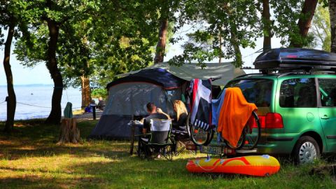 Camping am Strand