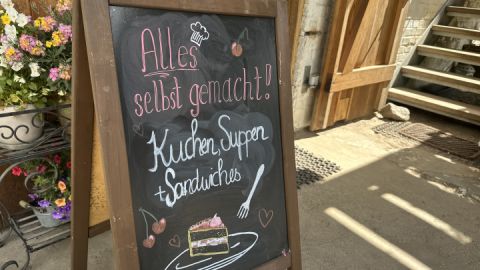 Café Hufschlag Angebotstafel