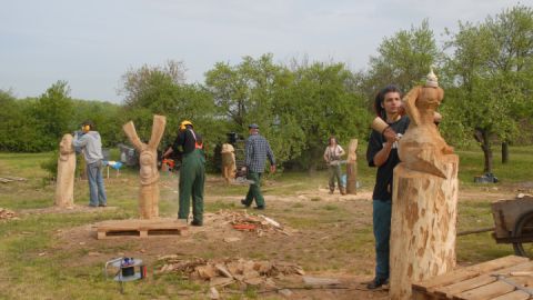 Holzbildhauer-Workshop am Waldmuseum