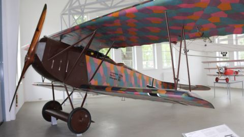 Fokker D-VII, herausragendes Jagdflugzeug im 1. WK (1918) 