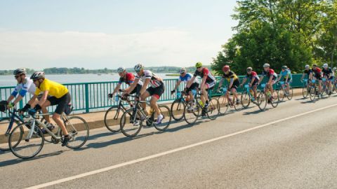 Rennradfahrer Mecklenburger Seen Runde