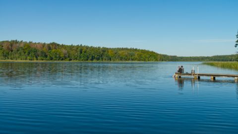 Mühlensee auf der Wandertour Ankershagen - Bornhof und zurück