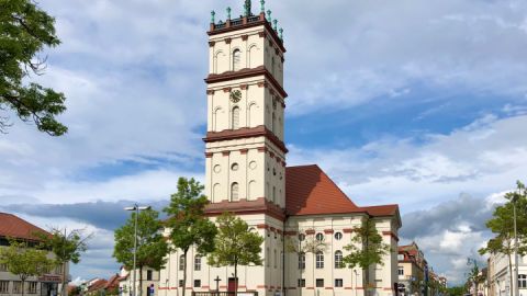 Neustrelitz auf der Kanutour - Obere-Havel-Tour