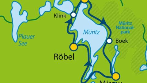 Kurztour: Rund um die Müritz