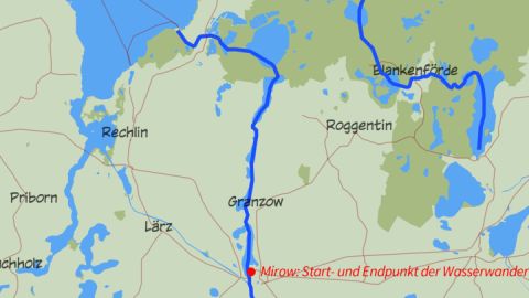6-tägige Kanu-Hotel-Reise: Wasserwandern im Müritz-Nationalpark und Havelquellgebiet