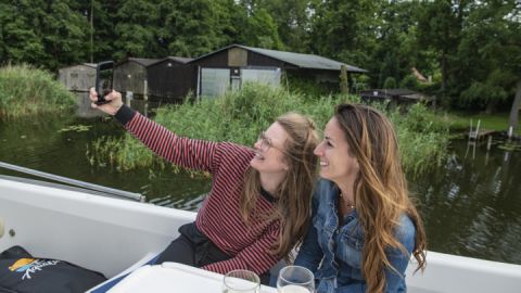 Selfie auf einem Le Boat