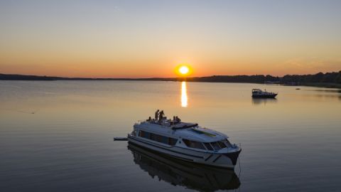 Sonnenuntergang auf der Mecklenburgischen Seenplatte