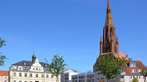 Rathaus und St. Bartholomaei-Kirche, Hansestadt Demmin