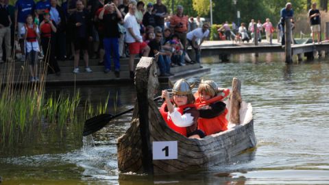 Pappboot-Regatta Rheinsberg, Mecklenburgische Seenplatte