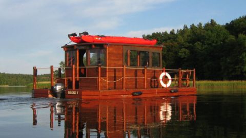 Floßtour in der Mecklenburgischen Kleinseenpallte