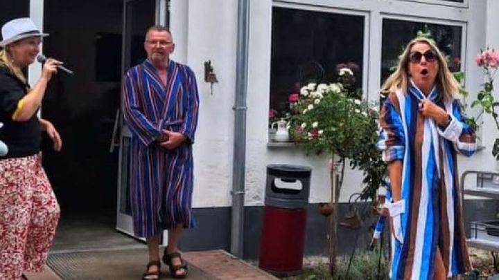 Spaß bei der Modenschau