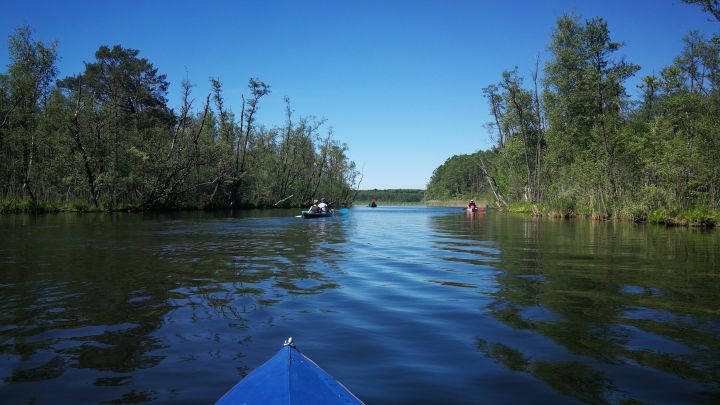 Paddeln auf dem Rätzsee Paddeln auf dem Rätzsee