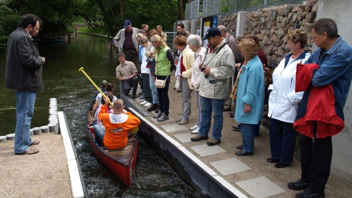 Fisch Kanu Pass Fürstenberg: Erstbefahrung Fisch Kanu Pass Fürstenberg: Erstbefahrung