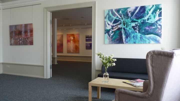 Leseraum, Ausstellung D.F.Lüers 2022 Leseraum, Ausstellung D.F.Lüers 2022