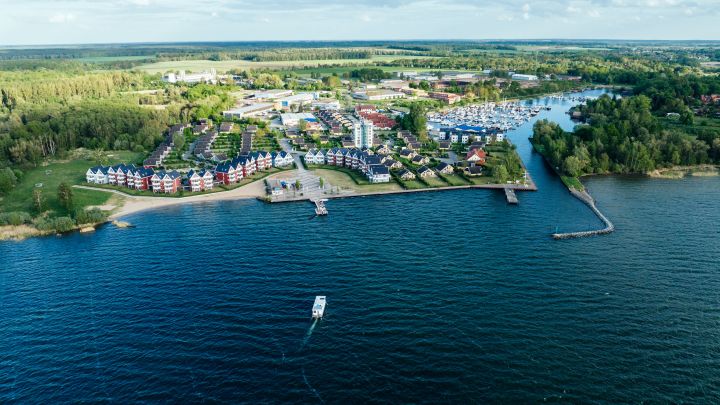 Hafendorf Müritz in der Mecklenburgischen Seenplatte