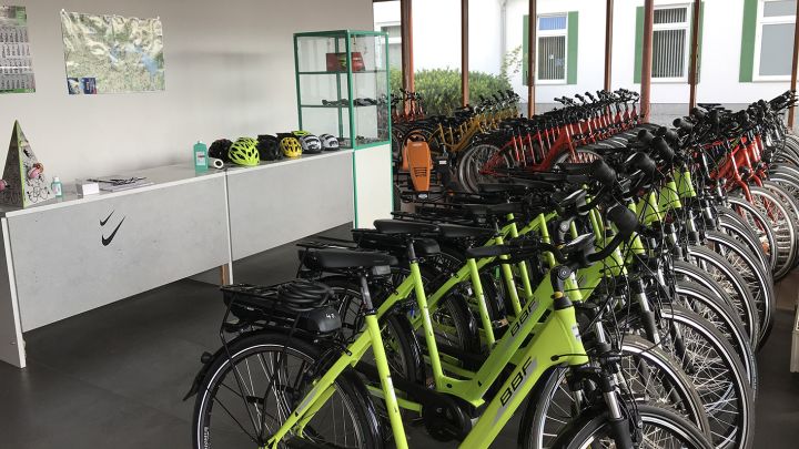 Fahrradmietstation Harry Hurtig im Land Fleesensee