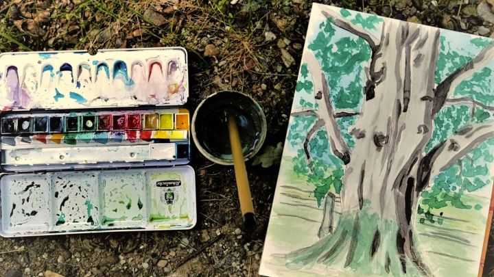 Draußen kreativ sein Draußen kreativ sein