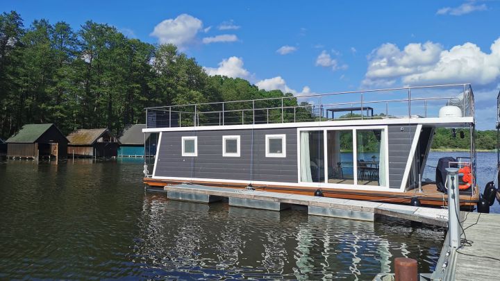 Luxus-Hausboot Lydia für 6 Personen, führerscheinfrei