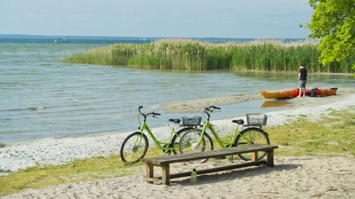 Müritzstrand auf der Kanutour Mirow-Müritz-Rundtour