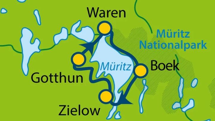 Familienradeln Seenplatte 5 Tage