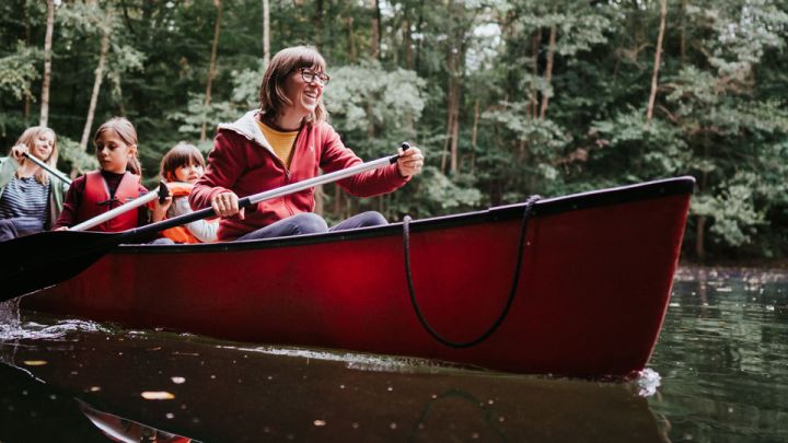 Unterwegs im Müritz-Nationalpark - Kanufahrt